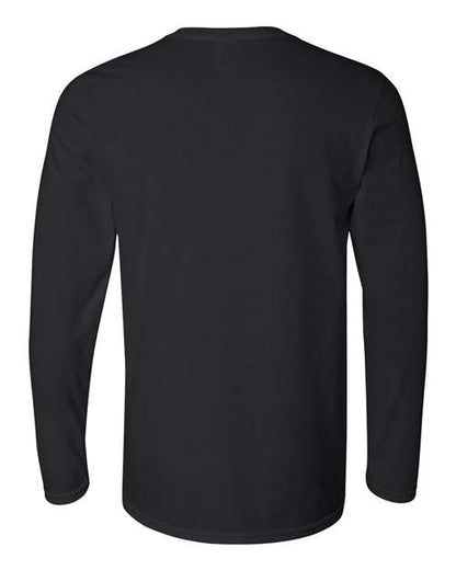 Gildan Softstyle® Long Sleeve T-Shirt 64400 Custom Embroidered Business Logo