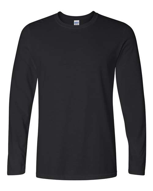 Gildan Softstyle® Long Sleeve T-Shirt 64400 Custom Embroidered Business Logo