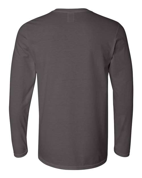 Gildan Softstyle® Long Sleeve T-Shirt 64400 Custom Embroidered Business Logo