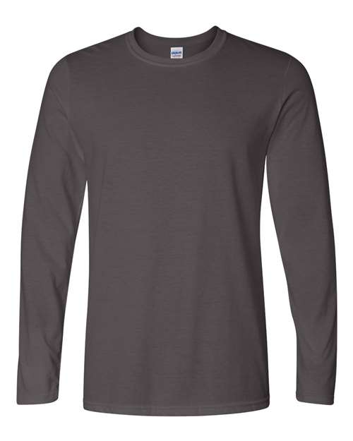 Gildan Softstyle® Long Sleeve T-Shirt 64400 Custom Embroidered Business Logo