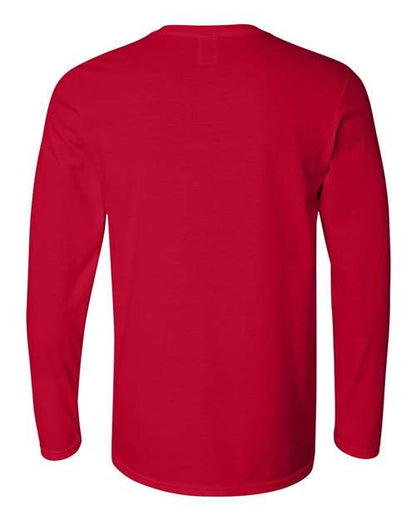 Gildan Softstyle® Long Sleeve T-Shirt 64400 Custom Embroidered Business Logo