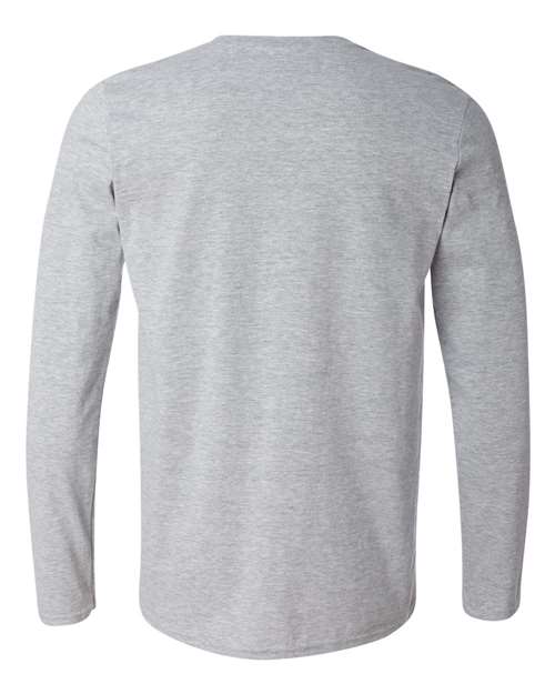 Gildan Softstyle® Long Sleeve T-Shirt 64400 Custom Embroidered Business Logo