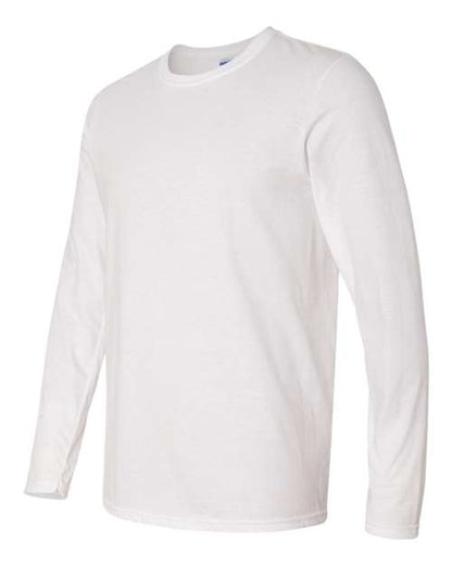 Gildan Softstyle® Long Sleeve T-Shirt 64400 Custom Embroidered Business Logo