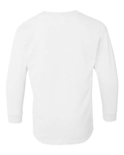 Gildan Heavy Cotton™ Youth Long Sleeve T-Shirt 5400B Custom Embroidered Business Logo