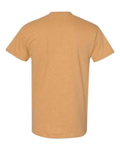 Gildan USA-Made Fine Jersey T-Shirt 5000 Neon Green Custom Embroidered Business Logo