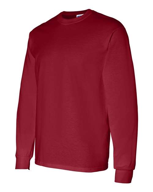 Gildan Heavy Cotton™ Long Sleeve T-Shirt 5400 Forest Custom Embroidered Business Logo