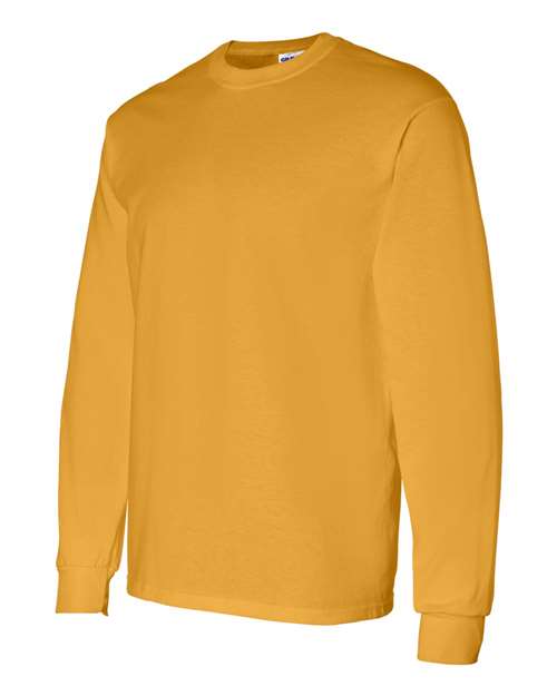 Gildan Heavy Cotton™ Long Sleeve T-Shirt 5400 Garnet Custom Embroidered Business Logo
