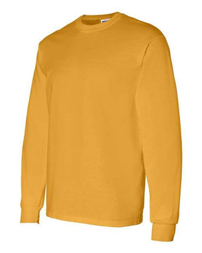 Gildan Heavy Cotton™ Long Sleeve T-Shirt 5400 Garnet Custom Embroidered Business Logo