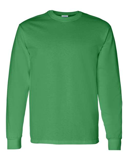 Gildan Heavy Cotton™ Long Sleeve T-Shirt 5400 Indigo Blue Custom Embroidered Business Logo