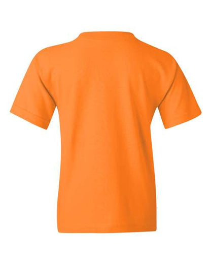 Gildan Heavy Cotton™ Youth T-Shirt 5000B Tennessee Orange Custom Embroidered Business Logo