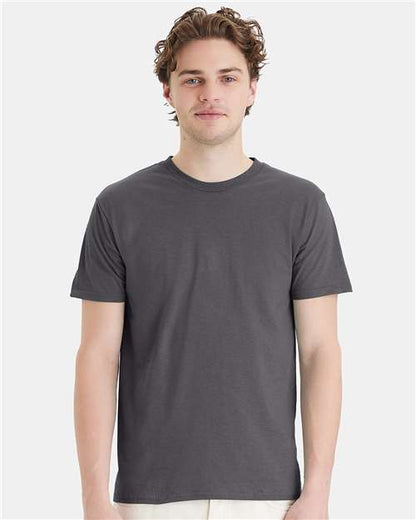 Custom Embroidered  Hanes Perfect-T T-Shirt 4980 Smoke Grey