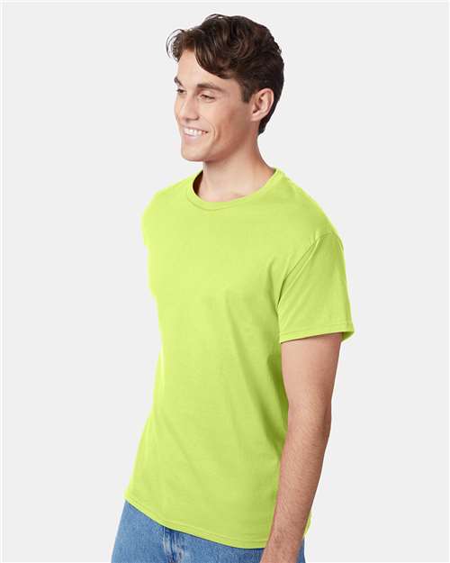 Hanes Authentic T-Shirt 5250 Safety Green