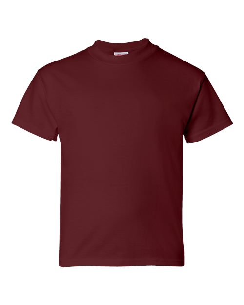 Hanes Essential-T Youth T-Shirt 5480 Maroon