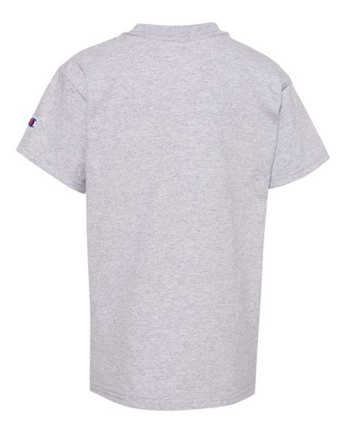 Champion Youth Tagless T-Shirt T435 Custom Embroidered Business Logo