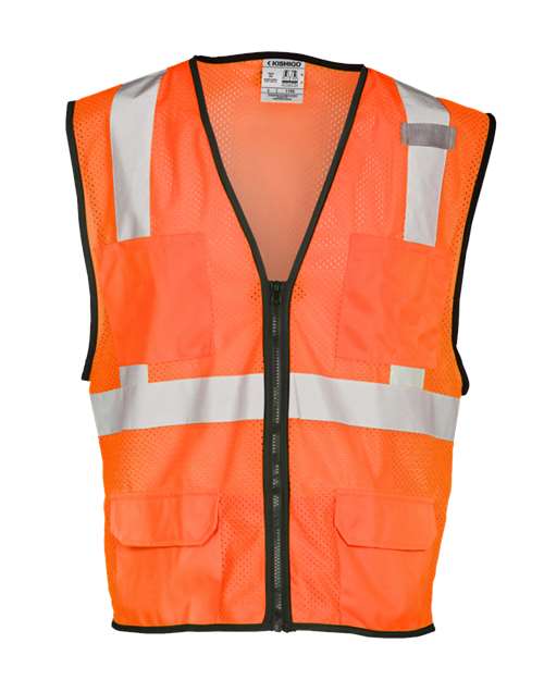 Kishigo Economy Mesh 6-Pocket Vest 1191-1192