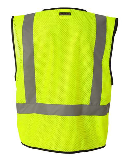 Kishigo Economy Single Pocket Hook-and-Loop Mesh Vest 1193-1194