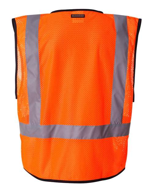 Kishigo Economy Single Pocket Hook-and-Loop Mesh Vest 1193-1194
