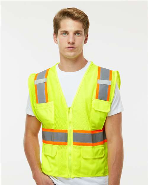 Custom Embroidered  Kishigo Ultra-Cool™ Multi-Pocket Vest 1195-1196  