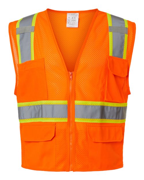 Kishigo Ultra-Cool™ Multi-Pocket Vest 1195-1196