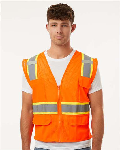 Custom Embroidered  Kishigo Ultra-Cool™ Multi-Pocket Vest 1195-1196  