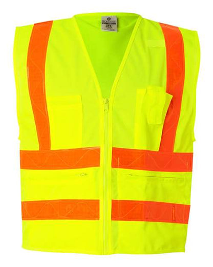 Kishigo Unisex Prismatic Hydrowick-Lite Multi Zipper Vest 1970