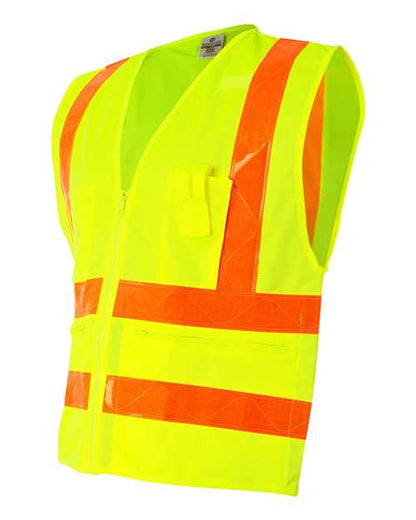 Kishigo Unisex Prismatic Hydrowick-Lite Multi Zipper Vest 1970