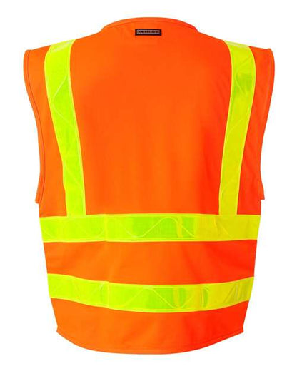 Kishigo Unisex Prismatic Hydrowick-Lite Multi Zipper Vest 1970