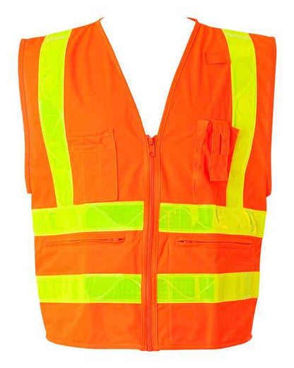 Kishigo Unisex Prismatic Hydrowick-Lite Multi Zipper Vest 1970