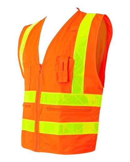 Kishigo Unisex Prismatic Hydrowick-Lite Multi Zipper Vest 1970
