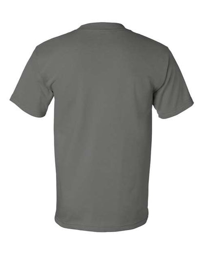 Bayside USA-Made Heavyweight T-Shirt 5100 Charcoal