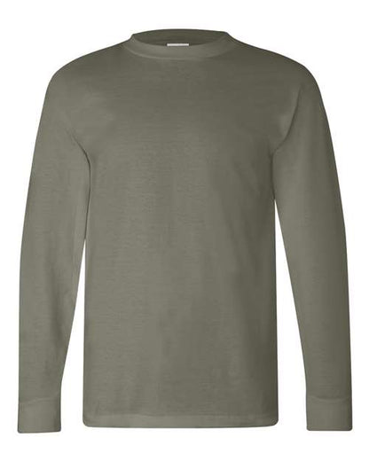 Bayside USA-Made Long Sleeve T-Shirt 6100 Safari