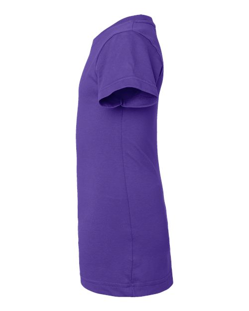 LAT Girls' Fine Jersey Tee 2616 Purple