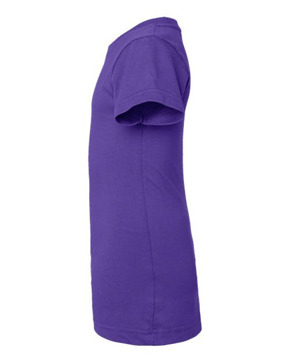 LAT Girls' Fine Jersey Tee 2616 Purple