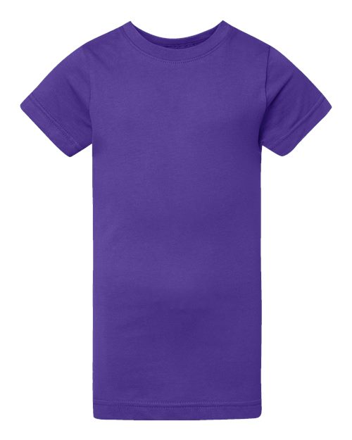 LAT Girls' Fine Jersey Tee 2616 Purple