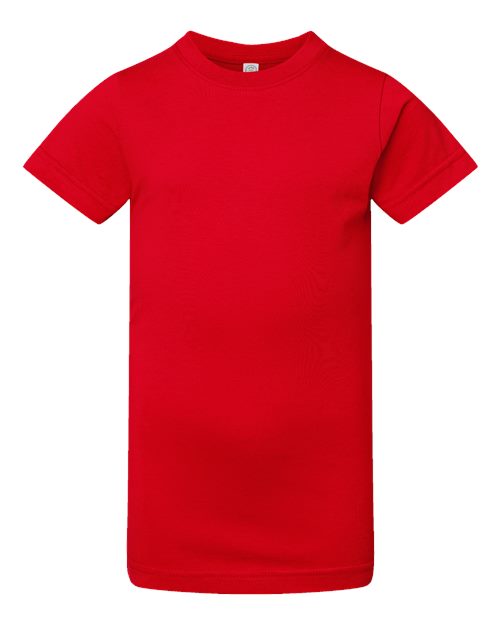 LAT Girls' Fine Jersey Tee 2616 Red