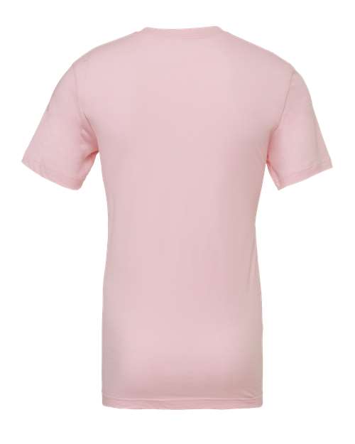 BELLA + CANVAS Jersey Tee 3001 Soft Pink Custom Embroidered Business Logo