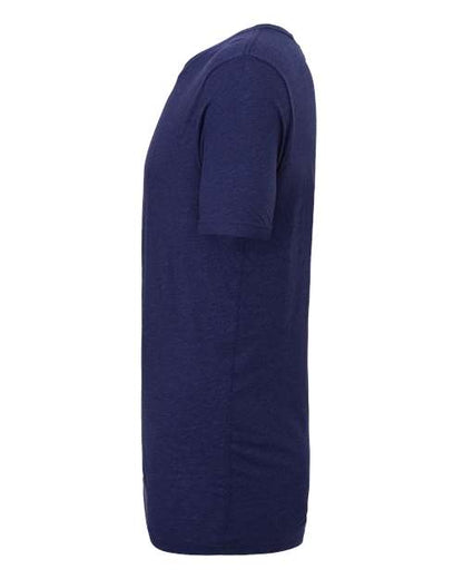 BELLA + CANVAS Triblend Tee 3413 Navy Triblend Custom Embroidered Business Logo