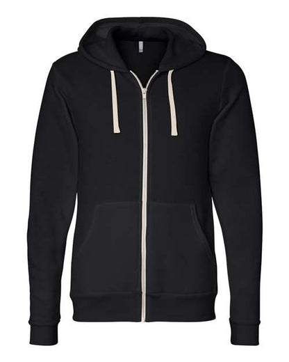 BELLA + CANVAS Triblend Sponge Fleece Full-Zip Hoodie 3909 Custom Embroidered Business Logo