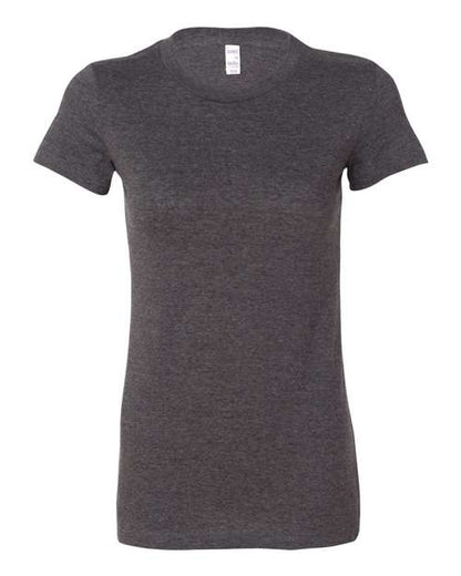 BELLA + CANVAS Women's Slim Fit Tee 6004 Dark Grey Heather