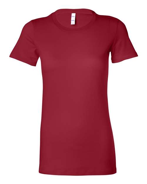 BELLA + CANVAS Women's Slim Fit Tee 6004 Cardinal