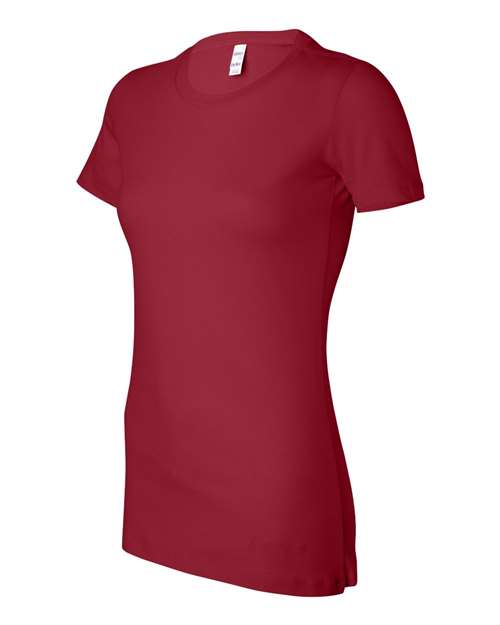 BELLA + CANVAS Women's Slim Fit Tee 6004 Cardinal