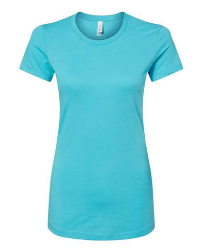 BELLA + CANVAS Women's Slim Fit Tee 6004 Turquoise
