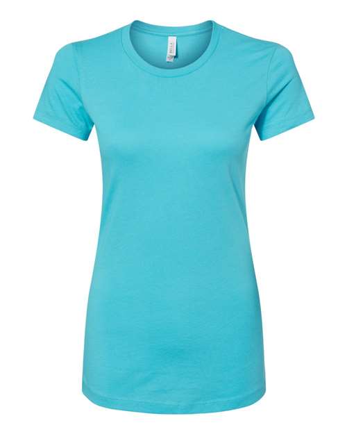 BELLA + CANVAS Women's Slim Fit Tee 6004 Turquoise