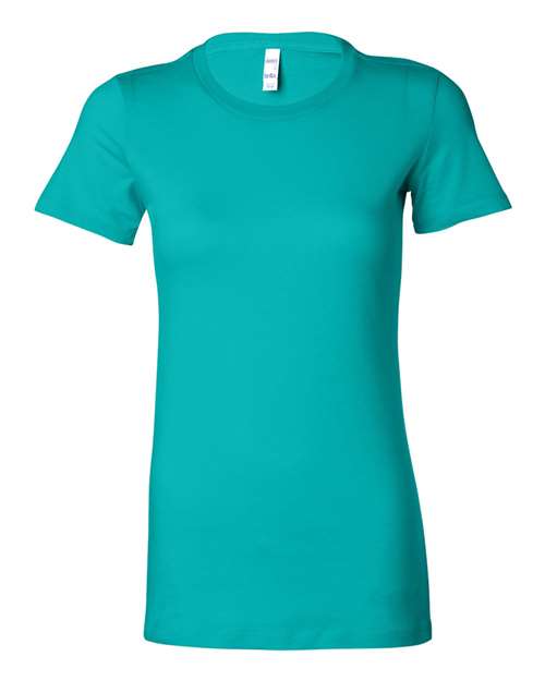 BELLA + CANVAS Women's Slim Fit Tee 6004 Teal
