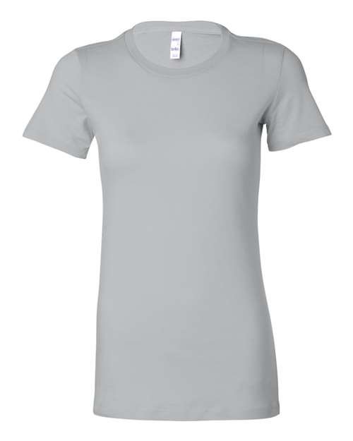 BELLA + CANVAS Women's Slim Fit Tee 6004 Silver