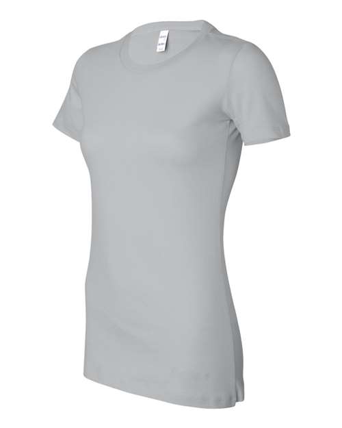 BELLA + CANVAS Women's Slim Fit Tee 6004 Silver