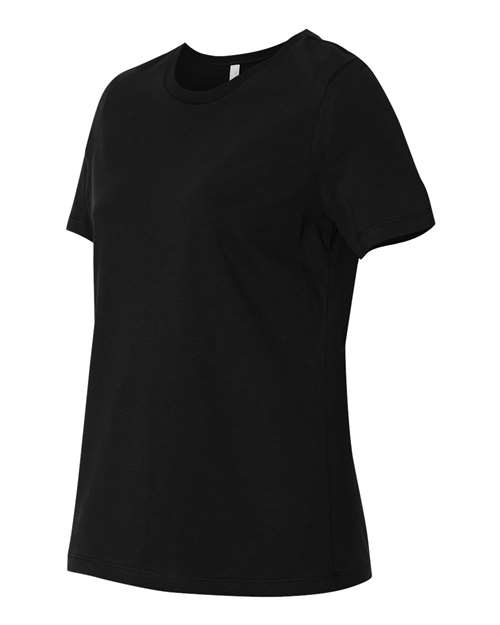 BELLA + CANVAS Women’s Relaxed Jersey Tee 6400 Custom Embroidered Business Logo