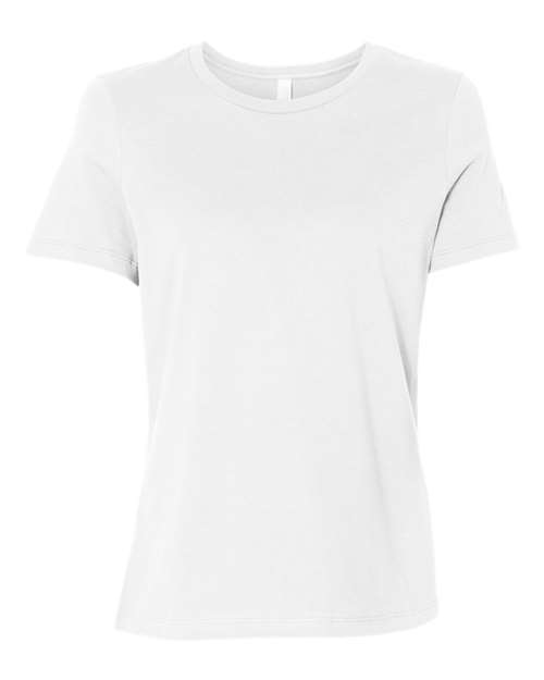 BELLA + CANVAS Women’s Relaxed Jersey Tee 6400 Custom Embroidered Business Logo