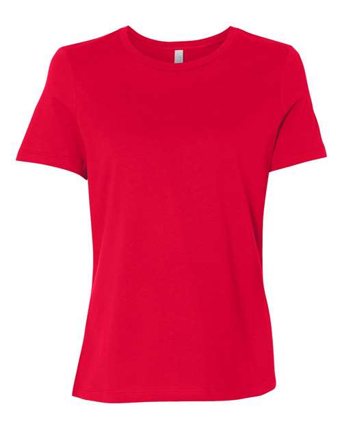 BELLA + CANVAS Women’s Relaxed Jersey Tee 6400 Custom Embroidered Business Logo