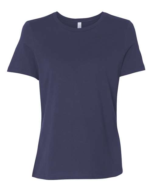 BELLA + CANVAS Women’s Relaxed Jersey Tee 6400 Custom Embroidered Business Logo